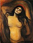 Edvard Munch Wall Art - Madonna